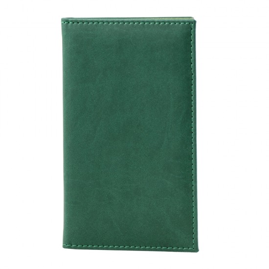 Nota de plata Softleather, piele PU interior/exterior, lavabila, verde