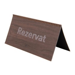 Suport rezervat, Wood, piele PU interior/exterior, lavabila, maro Suport rezervat, Wood, piele PU interior/exterior, lavabila, maro