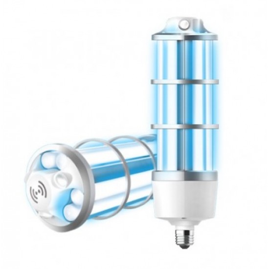 Bec UV-C 60W, 3 + 1 senzori de miscare si telecomanda Bec UV-C 60W, 3 + 1 senzori de miscare si telecomanda