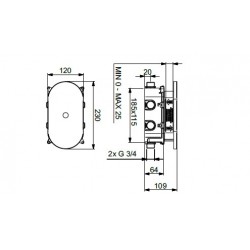 Baterie pentru dus cu senzor, Idral Baterie pentru dus cu senzor, Idral
