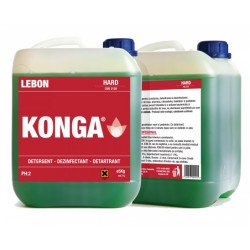 Detergent dezinfectant si detartrant, Konga Hard, 5L -Aviz biocid Detergent dezinfectant si detartrant, Konga Hard, 5L -Aviz biocid