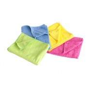 Lavete microfibra plusata, Sonic 30 x 40 cm, 4 buc/ set  Lavete microfibra plusata, Sonic 30 x 40 cm, 4 buc/ set