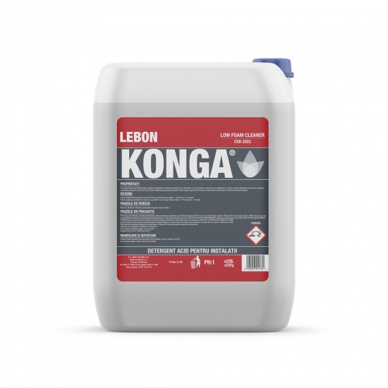 Detergent - Degresant Low Foam Cleaner pentru navete din plastic, KONGA 20l
