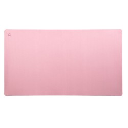 Mousepad gaming Flexi XXL, din piele, cu doua fete, pentru protectie birou, UNIKA, roz/ gri