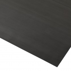 Covoras ergonomic anti-oboseala, Rib ‘n’ Roll, Negru, 3 mm, 120 cm x 150 cm Covoras ergonomic anti-oboseala, Rib ‘n’ Roll, Negru, 3 mm, 120 cm x 150 cm