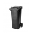 Europubela plastic, 80L, culoare negru, Mevatec - Transport inclus