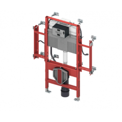 Cadru metalic incastrat pentru montare vas toaleta - Tece profilModul - cu rezervor WC, actionare frontala, Tece