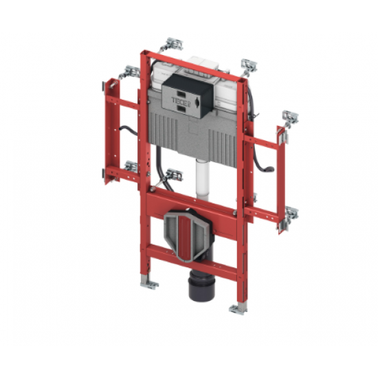 Cadru metalic incastrat pentru montare vas toaleta - Tece profilModul - cu rezervor WC, actionare frontala, Tece