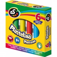 Plastilină 6 culori Astra 85g Plastilină 6 culori Astra 85g