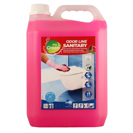 POLGREEN ODOR LINE SANITARY Detartrant ecologic parfumat 5L POLGREEN ODOR LINE SANITARY Detartrant ecologic parfumat 5L