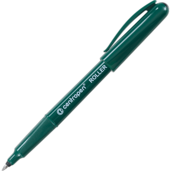 Rollerball 0.3 mm Centropen 4615 - corp antracit, scriere albastra