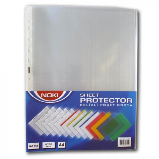 File protectie cristal, 45 microni, 100buc/set NOKI