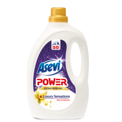 Detergent rufe ASEVI POWER EXTRA FRESH GEL Luxury Sensations 50 spalari, 2.5 L