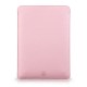 Husa laptop, MacBook 15 inch, UNIKA, piele PU cu lana din fibre naturale, roz