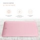 Husa laptop, MacBook 13 inch, UNIKA, piele PU cu lana din fibre naturale, roz