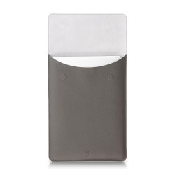 Husa laptop, MacBook 15 inch, piele naturala cu mouse pad, inchidere magnetica, margini vopsite manual, e-store, gri Husa laptop, MacBook 15 inch, piele naturala cu mouse pad, inchidere magnetica, margini vopsite manual, e-store, gri