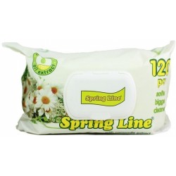 SPRING LINE Servetele Umede 120 buc