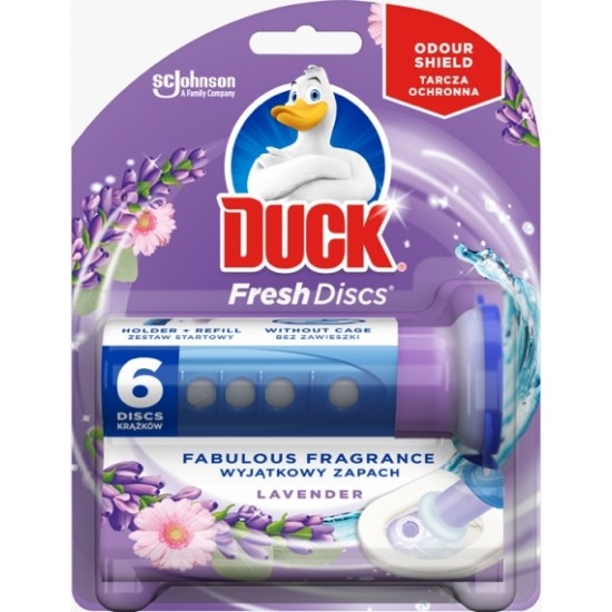 DUCK FRESH DISCS APARAT LAVANDA DUCK FRESH DISCS APARAT LAVANDA