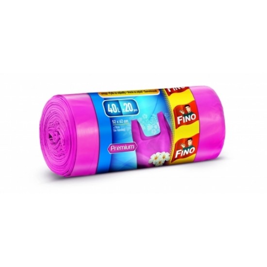 Fino Pungi Gunoi HD 40 L Color 20 buc Fino Pungi Gunoi HD 40 L Color 20 buc