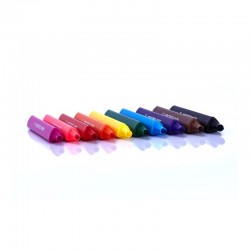 Carioci triunghiulare colorate 10buc/set ASTRA JUMBO  Carioci triunghiulare colorate 10buc/set ASTRA JUMBO