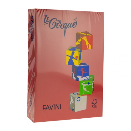 Carton color 160g/mp a4 rosu rubin Favini-210