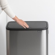 Cos gunoi Bo Touch Bin Hi, 60L - Otel Mat fara amprente