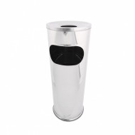 Cos de gunoi din inox 2in1, cu scrumiera, 38 L Cos de gunoi din inox 2in1, cu scrumiera, 38 L