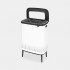 Cos rufe Bo Laundry Bin Hi, 2 x 45L, Capac plastic - alb