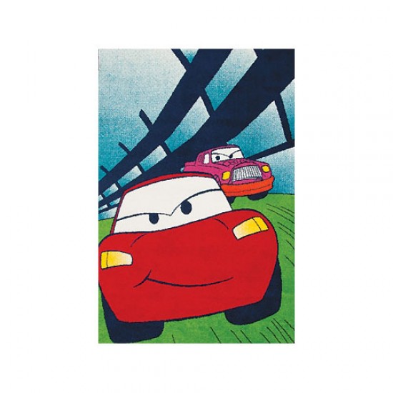 Covor Play 75 CKP cars rosu dreptunghiular 120 x 170 cm Covor Play 75 CKP cars rosu dreptunghiular 120 x 170 cm