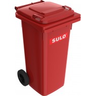 Europubela din material plastic, 120 L, culoare rosie, SULO - Transport inclus Europubela din material plastic, 120 L, culoare rosie, SULO - Transport inclus