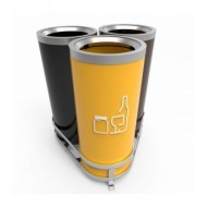 AARHUS B Cosuri de gunoi moderne de reciclare 3x50L, pentru birouri sau zonele urbane AARHUS B Cosuri de gunoi moderne de reciclare 3x50L, pentru birouri sau zonele urbane