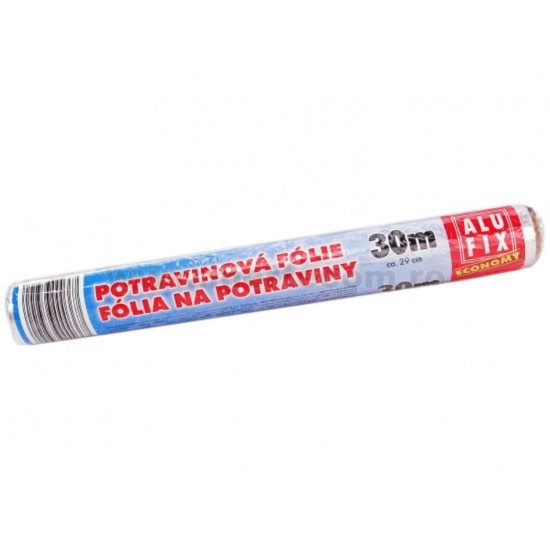 Folie stretch alimentara 30m in cutie Alufix Folie stretch alimentara 30m in cutie Alufix