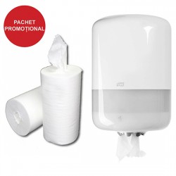 Pachet promotional Dispenser prosop derulare mare Tork si consumabil hartie Pachet promotional Dispenser prosop derulare mare Tork si consumabil hartie