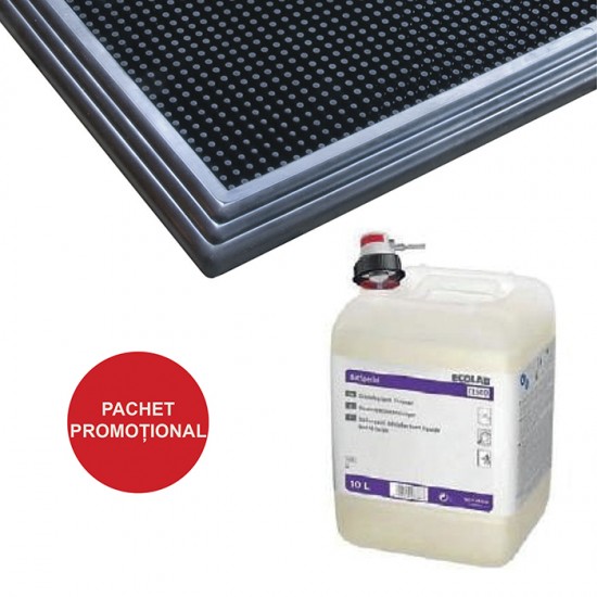 Pachet Covor dezinfectant Sani-Trax si Detergent dezinfectant BACSPECIAL EL 500 5L Ecolab