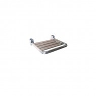 Scaun rabatabil pentru dus, pentru persoane cu disabilitati locomotorii, material inox (AISI 304), finisaj lucios, Mediclinics