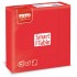 Servetele 33x33 cm, 2 straturi, Smart Table Red, Fato
