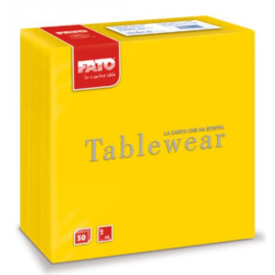 Servetele din airlaid 40x40 cm, Yellow, FATO