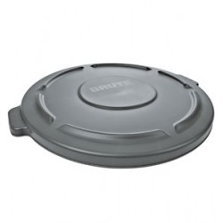 Capac pentru container rotund Brute, 75.7 L, gri, RUBBERMAID Capac pentru container rotund Brute, 75.7 L, gri, RUBBERMAID