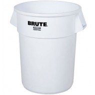 Container rotund Brute, 37.9 L, alb, RUBBERMAID Container rotund Brute, 37.9 L, alb, RUBBERMAID