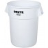 Container rotund Brute, 37.9 L, alb, RUBBERMAID