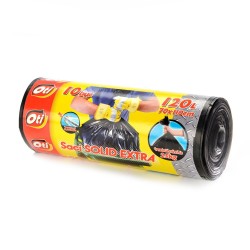 Saci menaj OTI SOLID EXTRA 120L, negru, 10 buc/rola Saci menaj OTI SOLID EXTRA 120L, negru, 10 buc/rola