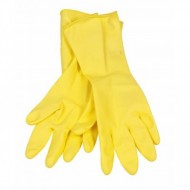 Manusi menaj latex, 1 per/set, marimea L, OTI, galbene