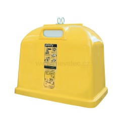 Eurocontainer din fibra de sticla 2.1 m3 pentru plastic GALBEN MEVATEC - Transport Inclus Eurocontainer din fibra de sticla 2.1 m3 pentru plastic GALBEN MEVATEC - Transport Inclus