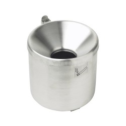 Scrumiera pentru perete exterior otel inoxidabil 15 x 14,5 cm Scrumiera pentru perete exterior otel inoxidabil 15 x 14,5 cm