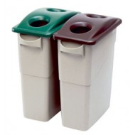 Capac deseuri sticla pentru container Slim Jim de 87 si 60 L, verde, RUBBERMAID Capac deseuri sticla pentru container Slim Jim de 87 si 60 L, verde, RUBBERMAID