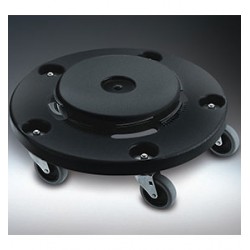 Carucior pentru containere rotunde Brute, negru, RUBBERMAID Carucior pentru containere rotunde Brute, negru, RUBBERMAID