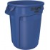Container rotund Brute cu canale de aerisire, 75.7 L, albastru, RUBBERMAID
