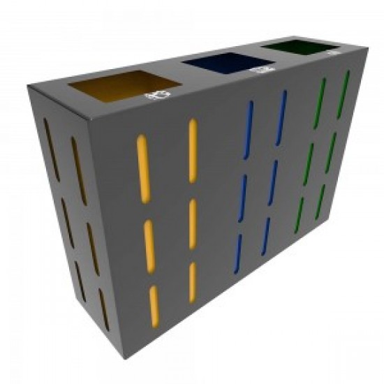 OSLO M Insula pentru reciclare cu design elegant pentru spatii moderne OSLO M Insula pentru reciclare cu design elegant pentru spatii moderne