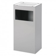 Cos gunoi metalic cu scrumiera 2in1 ALFA, 23 L / 80 L Cos gunoi metalic cu scrumiera 2in1 ALFA, 23 L / 80 L