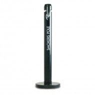 Scrumiera metalica tubulara pentru exterior Scrumiera metalica tubulara pentru exterior